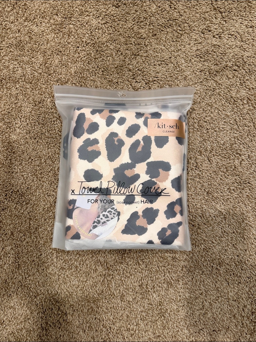 Leopard Print Towel Plow cover